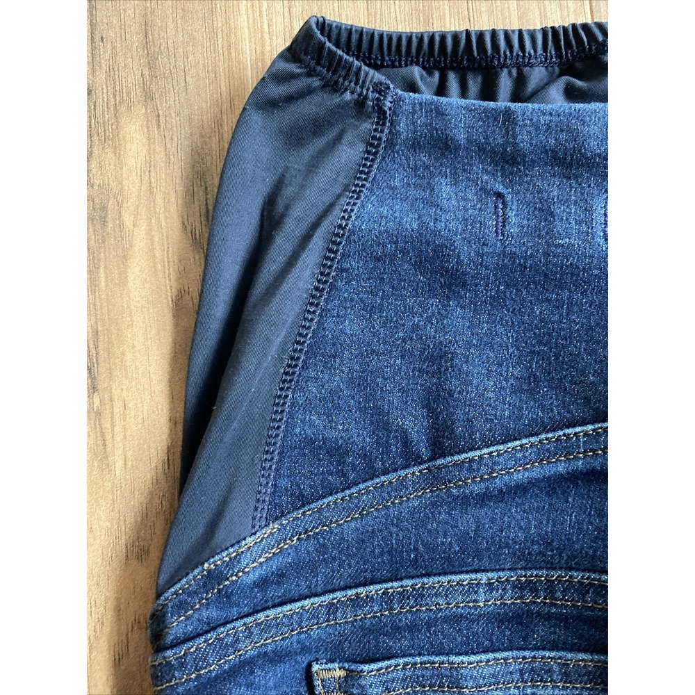 Madewell Over The Belly Maternity Skinny Jeans Denim Dark Wash J Crew Sz 26 - Picture 9 of 11